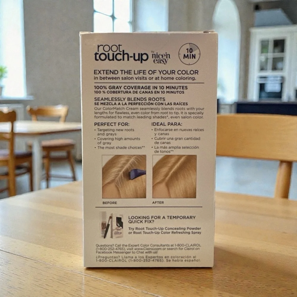 Clairol Nice’n Easy Root Touch-Up 9 Light Blonde | Permanent Hair Color